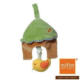 miYim有機棉音樂拉鈴 小雞樹屋
